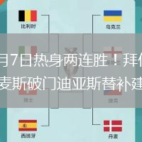 2026年8月7日热身两连胜！拜仁2-1维拉金玟哉戈麦斯破门迪亚斯替补建功