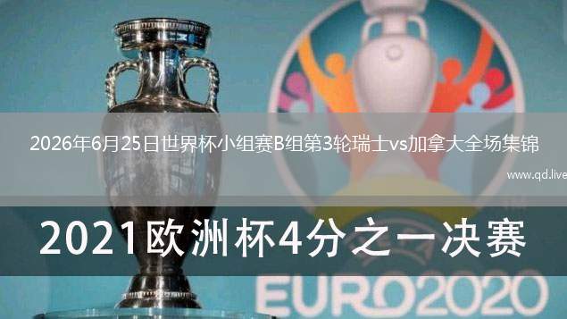 2026年6月25日世界杯小组赛B组第3轮瑞士vs加拿大全场集锦