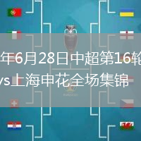 2026年6月28日中超第16轮大连英博vs上海申花全场集锦