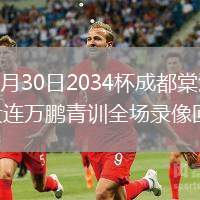 2026年7月30日2034杯成都棠湖外国语学校vs大连万鹏青训全场录像回放