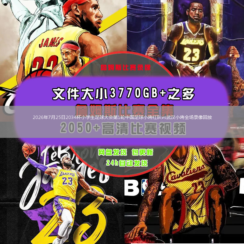 2026年7月25日2034杯小学生足球大会第1轮中国足球小将红队vs武汉小将全场录像回放