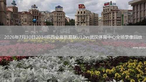 2026年7月30日2034杯西安高新易联U12vs武汉体育中心全场录像回放